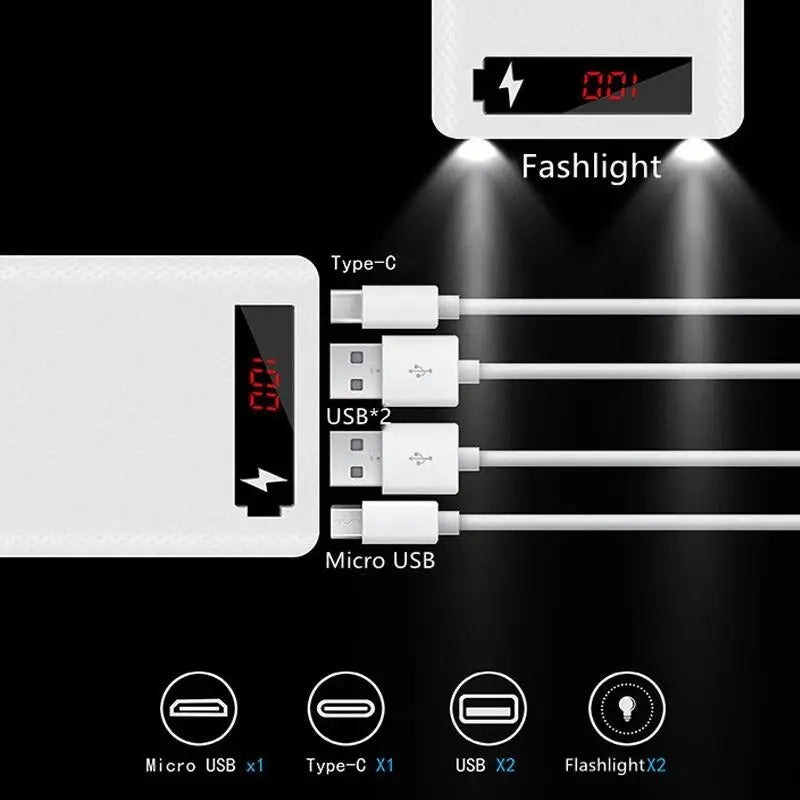Nordgear Dual USB Powerbank Skal