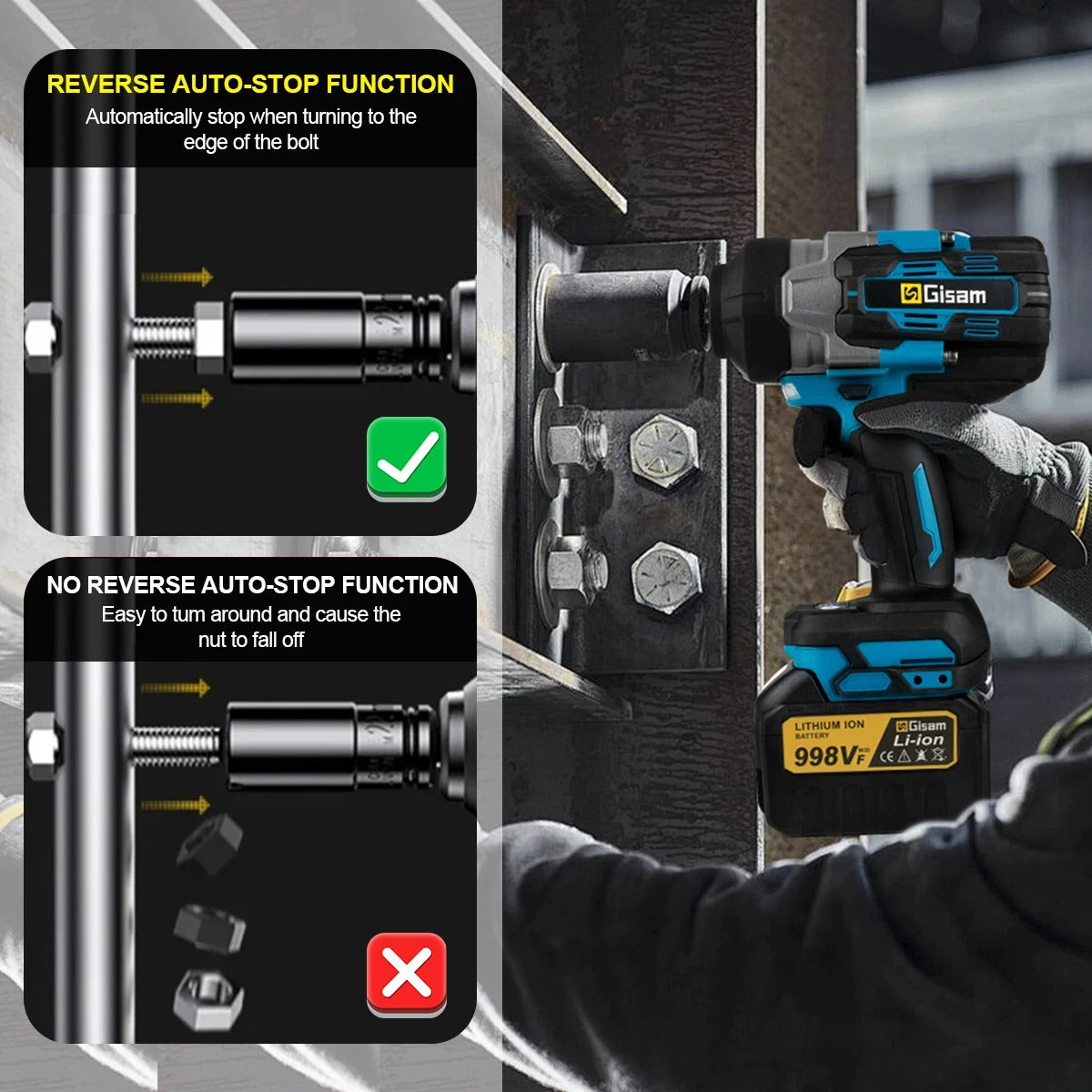 Nordtools Pro Mutterdragare 2800NM