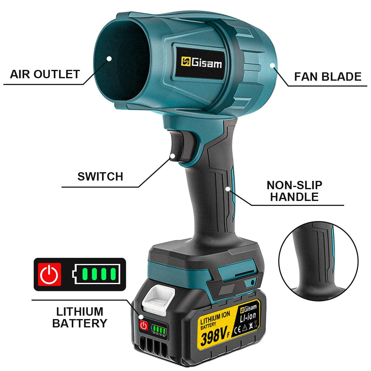 Nordtools Pro Turbojet Luftblåsare