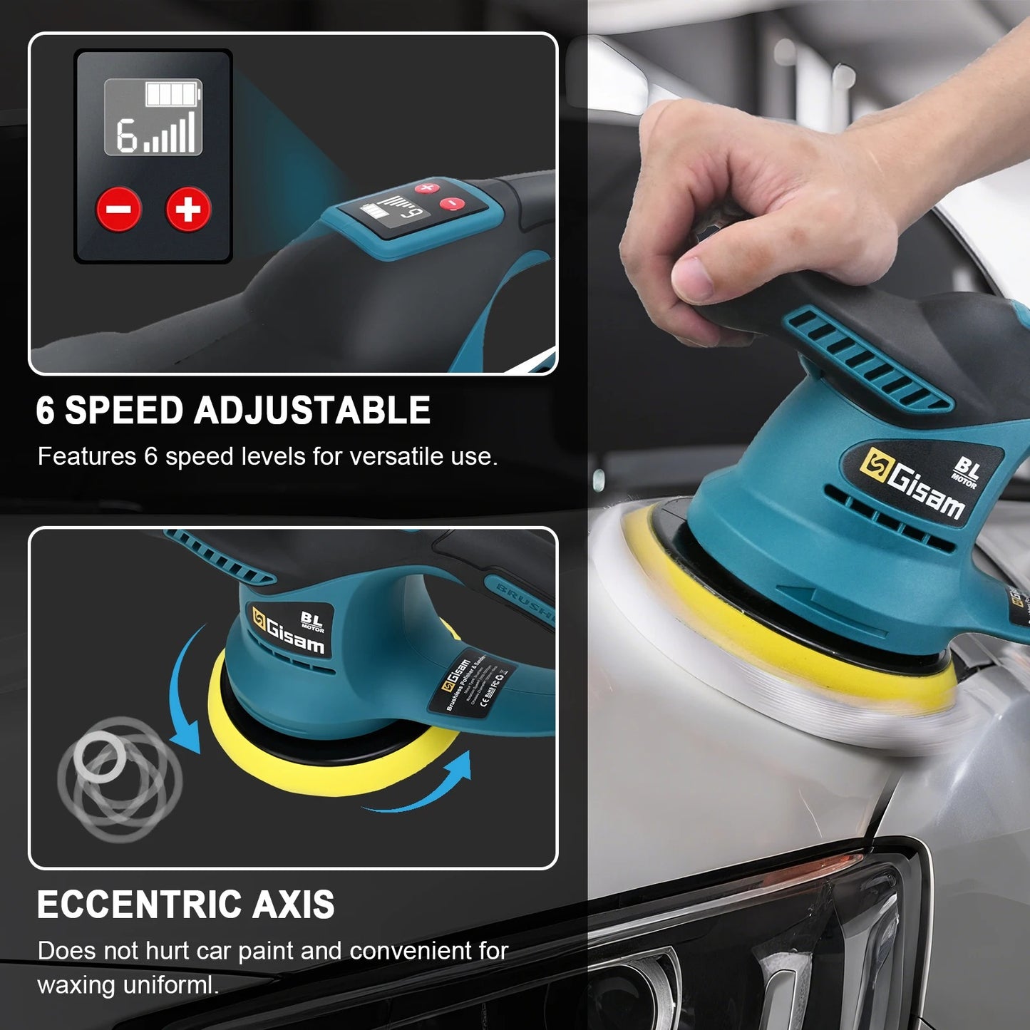 Nordtools Polermaskin 21V